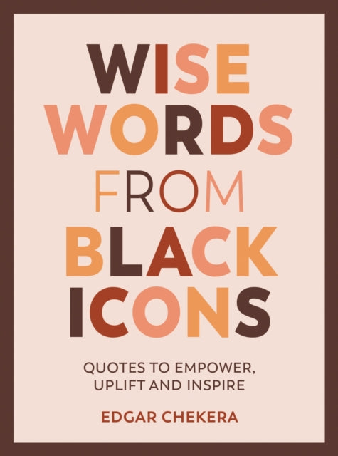 Binding: Hardcover
Description: A stylish little gift book full of inspirational empowering quotes and uplifting affirmations from Black legends from all walks of life from politics to musicians to literary greats a perfect gift and a great reminder of the power of words.