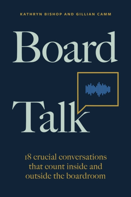 Binding: Paperback
Description: ** Business Book Awards 2024 Finalist** An accessible guide to the business of being a board director through the lens of 18 crucial conversations.