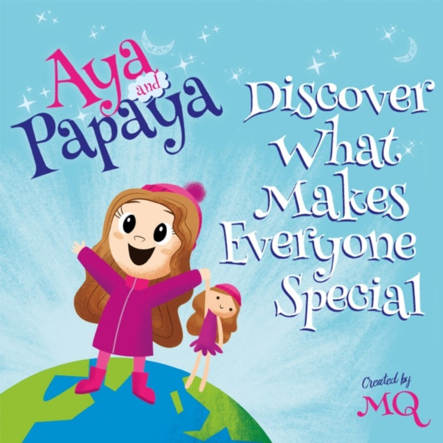 Binding: Paperback
Description: Aya and her best friend Papaya are going to go on a plane to visit Aya's grandparents. At the airport they see lots of people from lots of different places all around the world. Aya learns a very important message about what makes us all very special indeed.