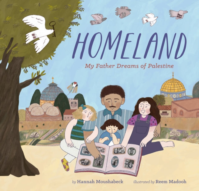 Binding: Hardcover
Description: A father and his daughters may not be able to return home but they can celebrate stories of their homeland! As bedtime approaches three young girls eagerly await the return of their father who tells them stories of a faraway homeland Palestine.