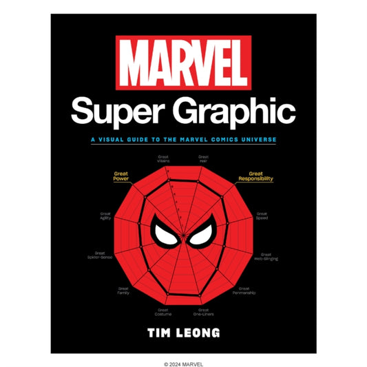 Binding: Paperback
Description: Marvel Super Graphic is a delightfully entertaining and fresh look at the Marvel comics universe through the mighty metrics of colorful infographics.
