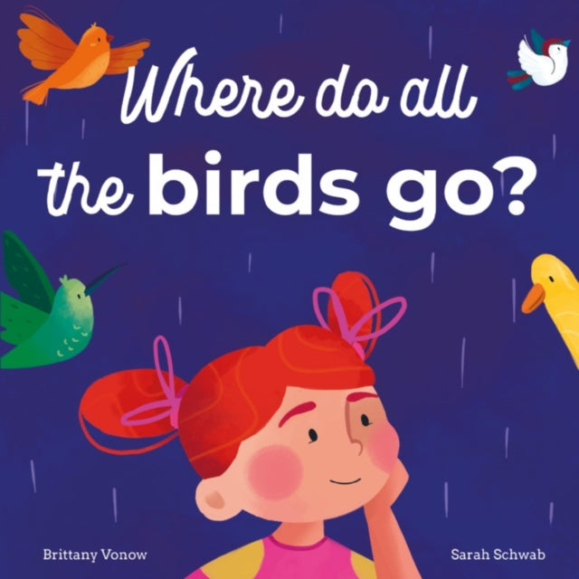 Binding: Paperback
Description: Have you ever wondered what happens to all the birds when it rains? They disappear from the sky so where do they go? ! Explore a whole new world with first time author Brittany Vonow who unveils the colourful and exciting world hidden up in the trees above us.