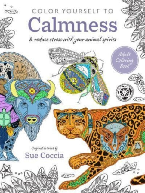 Binding: Paperback
Description: Color your way to inner peace and calm with these beautiful images from the animal kingdom hand drawn by artist Sue Coccia. Coloring - in is known to reduce stress levels and have numerous health benefits as the soothing repetitive process is almost like meditation.