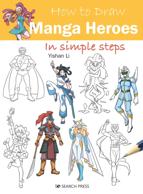 Binding: Paperback
Description: Learn to draw 28 dynamic manga heroes and villains using this simple step - by - step book. Bestselling Manga artist Yishan Li teaches you to transform simple shapes into a characterful range of 20 valiant heroes and eight despicable villains.