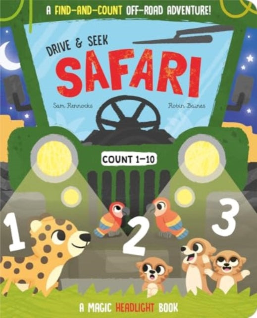 Binding: Special Bindings
Description: Drive and seek on safari and go on an off - road find and count adventure! Buckle up and get ready to go on a wild safari adventure with this fun Magic Headlight book.