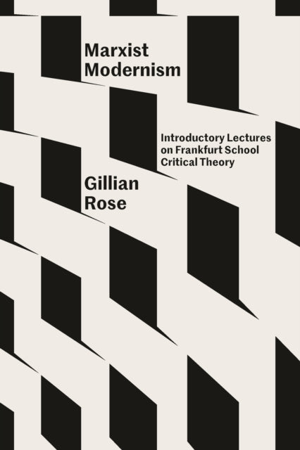 Binding: Paperback
Description: Marxist Modernism is a comprehensive yet concise and conversational introduction to the Frankfurt School. It is also a new resource from one of the twentieth century's most important philosophers: Gillian Rose.