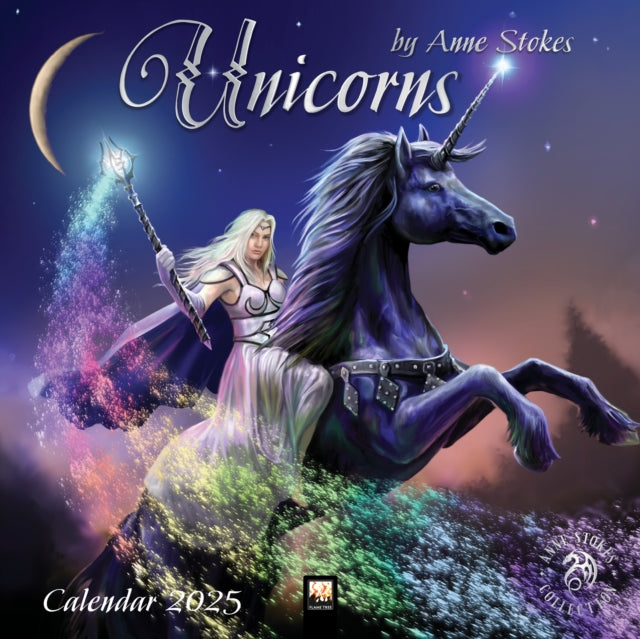 Binding: Calendars
Description: Anne Stokes creates magical and fantastic unicorns which hold a unique fascination for fans of fantasy and the imagination. A fine new art calendar from Flame Tree. The fantasy art of Anne Stokes features striking designs and lifelike portrayals of fantasy subjects.