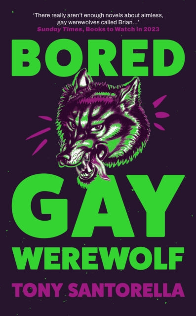 Santorella Tony - Bored Gay Werewolf " An Ungodly Joy" Attitude Magazine - Hardcover