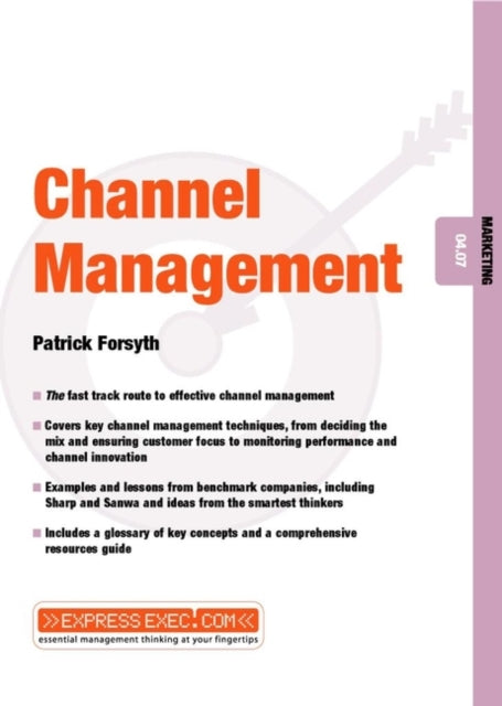 Binding: Paperback
Description: Covers key channel management techniques from deciding the mix and ensuring customer focus monitoring performance and channel innovation. This title includes examples and lessons from benchmark companies including Sharp and Sanwa and ideas from the smartest thinkers.