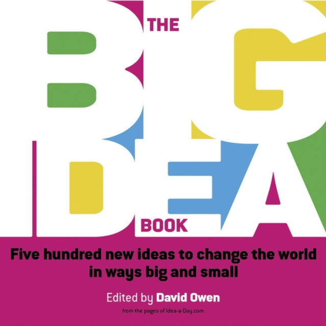 Binding: Paperback
Description: Ideas are like buses you wait forever and then 500 come along at once. The Big Idea Book is 500 novel ingenious and downright crazy ideas designed to inspire amuse and divert. Developed by the team behind the innovative website Idea - - a - - Day at www. idea - - a - - day.