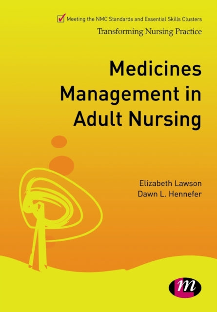 Binding: Paperback
Description: Correct medicines management for adults is a crucial skill that adult nursing students must develop in order to provide safe care to their patients.