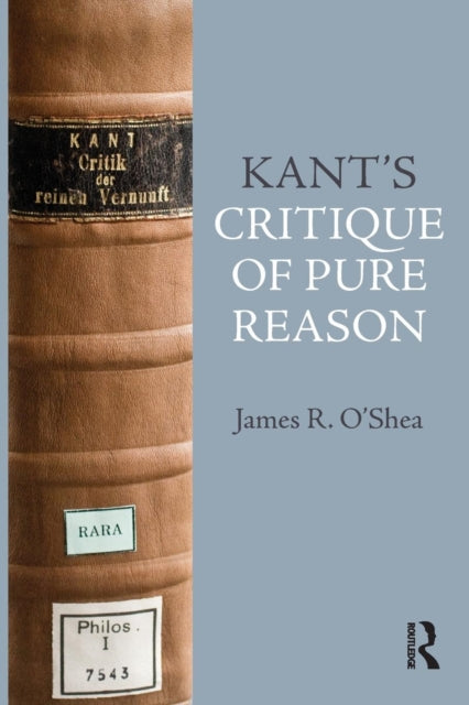 Binding: Paperback
Description: " Kant's Critique of Pure Reason" remains one of the landmark works of Western philosophy. Most philosophy students encounter it at some point in their studies but at nearly 700 pages of detailed and complex argument it is also a demanding and intimidating read.