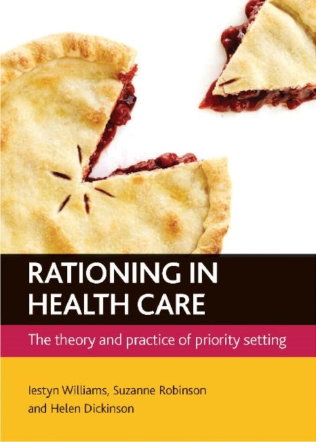 Binding: Paperback
Description: The challenges faced by those rationing scarce health care resources have intensified recently. In an accessible style this book tackles this challenge by exploring the latest thinking and practice on priority setting methods.