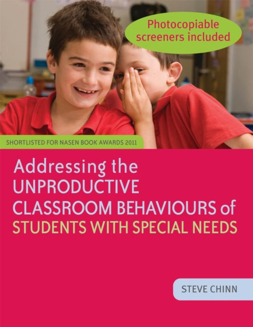 Binding: Paperback
Description: * Shortlisted for the 2011 Nasen Award Book to Promote Professional Development'* Certain classroom behaviours can signify an underlying learning disability.
