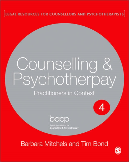 Binding: Paperback
Description: This fourth book in the authoritative BACP Legal Resources for Counsellors & Psychotherapists series provides practical examples and applications of the law as it applies to therapists in the many different contexts of their work.