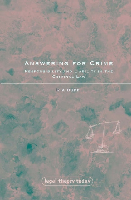 Binding: Paperback
Description: This is the paperback edition of Antony Duff's acclaimed new work on the structures of criminal law and criminal liability.