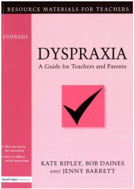 Binding: Paperback
Description: The aim of this text is to promote an understanding of dyspraxia and movement development among professionals who work with children and also to offer a text which is accessible to parents.
