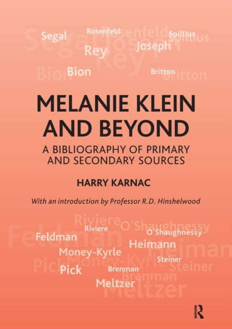 Binding: Paperback
Description: This book is a bibliography of Melanie Klein's writings together with other books articles and papers dealing with her life ideas and work. It is of immense potential use for clinicians students and researchers.