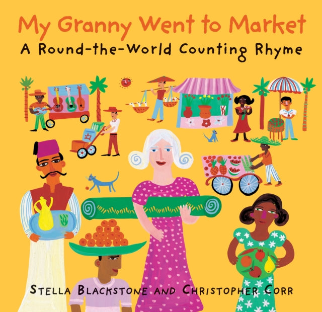 Binding: Paperback
Description: Fly away with Granny as she takes a magic carpet ride around the world collecting a steadily increasing number of souvenirs from each unique location! This rhyming story will take young readers on an adventure to different countries while teaching them to count along the way.