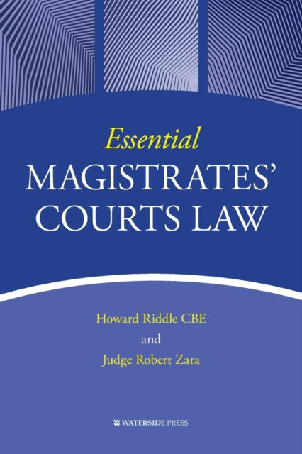 Binding: Paperback
Description: In this concise and valuable book the authors distil their vast expertise for the benefit of all those needing quick and targeted points of reference on key aspects of magistrates court law whether as newcomers justices legal advisers or criminal practitioners.