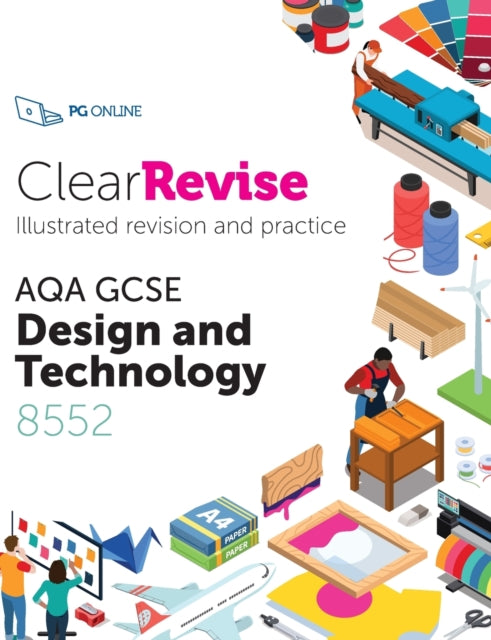 Binding: Paperback
Description: Illustrated revision and practise for AQ a GCSE Design and Technology 8552. Over 500 marks worth of examination style questions. Answers provided for all questions within the book. Illustrated topics to improve memory and recall. Specification references for every topic.