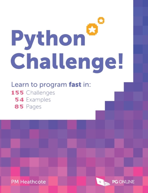 Binding: Paperback
Description: Learn to program fast in 155 challenges 53 examples and 85 pages. Python syntax is simple to learn but writing programs to solve different kinds of problems takes a bit longer.