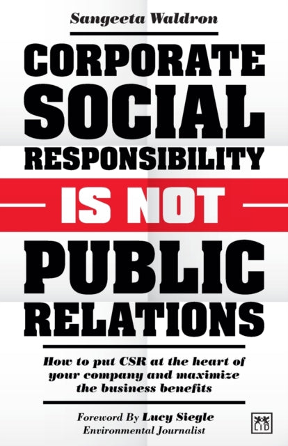 Binding: Paperback
Description: Research shows that CSR improves long - term business performance. This book argues that trust is at stake for every organization and is the reason why communications strategies must respond authentically.