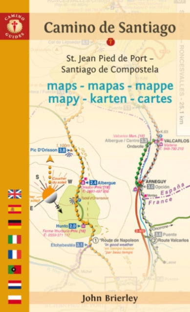 Binding: Paperback
Description: A pocket - sized 8 - languages guide for the pilgrimage from St Jean Pied de Port to Santiago de Compostella.
Title: Camino De Santiago Maps St.