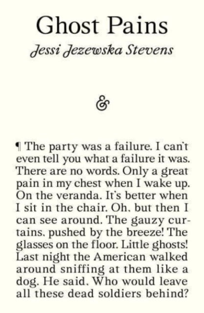 Stevens Jessi Jezewska - Ghost Pains - Paperback