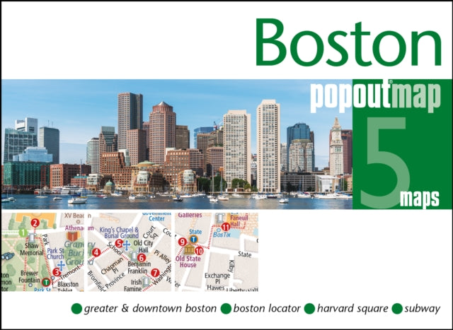 Binding: Visual And Mapping
Description: Let Pop Out Map Boston guide you around this wonderful city. Handy pocket - size pop - up map of Boston. Ideal to pop in a pocket or bag for easy reference while exploring the city.