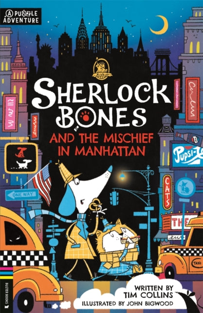 Binding: Paperback
Description: Sherlock Bones the world's greatest dog detective and his trusty sidekick Dr Jane Catson are back for another crime - solving adventure. Bones and Catson are visiting New York when the local police chief asks for their help.