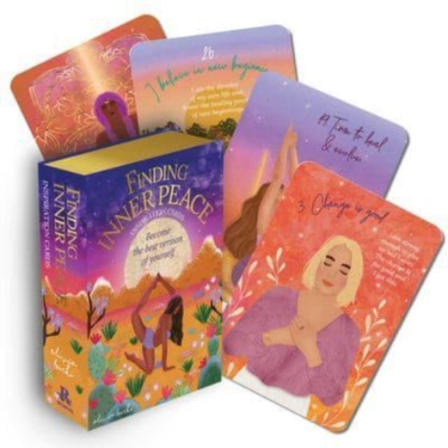 Finding Inner Peace Inspiration Cards Become The Best Version Of Yourself