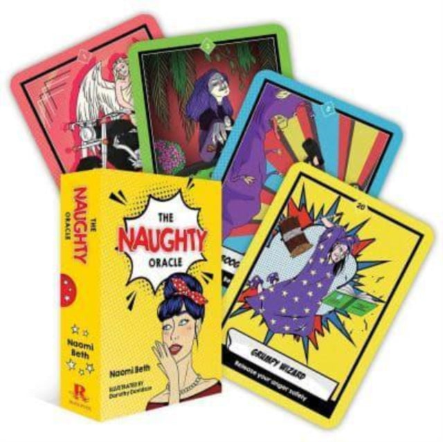 Binding: Toys & Hobbies
Description: Each comically illustrated card shares with you intuitive knowledge of what work you need to do right now to move forward with your day in a slightly naughty and inappropriate way.