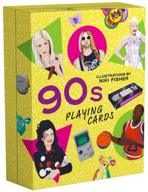 Binding: Toys & Hobbies
Description: Throw it back to the raddest decade with these nostalgic 90s playing cards. Step back in time with the 90s Playing Cards a throwback deck featuring some of the most iconic people objects and moments from the 1990s.