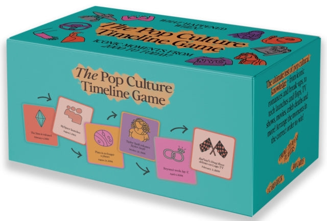 Binding: Toys & Hobbies
Description: Test your knowledge of when pop cultural events happened with this fun card game! Featuring 300 cards of iconic pop culture moments from the beginning of the century to now players must arrange each event in chronological order to win.