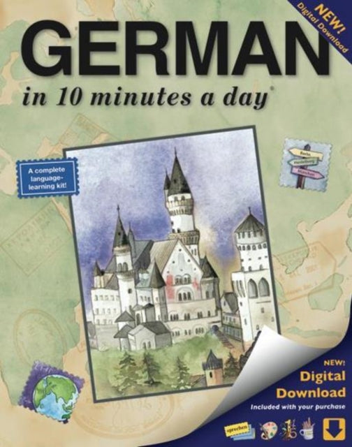 Binding: Multiple Components
Description: Whether you're celebrating Oktoberfest skiing the Alps or exploring your German heritage you'll have more fun if you can speak the language! German in 10 minutes a day teaches you everything you'll need to make your travel experiences extraordinary.