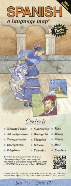 Binding: Paperback
Description: This is a new edition of " Spanish a language map" with a new section for computer Internet and mobile devices - - now it's easy for travelers to say what they need in Spanish in order to stay connected and share their adventures online.