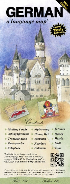 Binding: Paperback
Description: This is a new edition of German a language map" with a new section for computer internet and mobile devicesnow it's easy for travelers to say what they need in German in order to stay connected and share their adventures online.