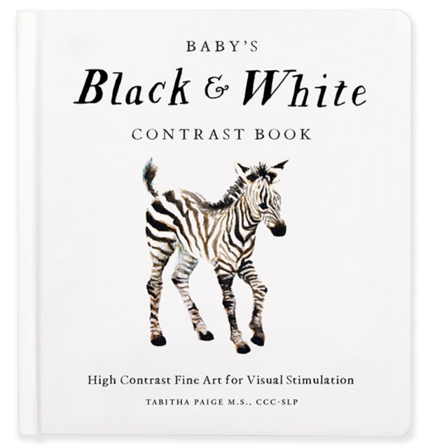 Paige Tabitha - Baby's Black And White Contrast Book High - Contrast Art For Visual Stimulation At Tummy Time