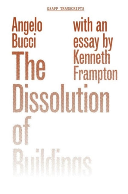 Binding: Paperback
Description: Can an architect pass through walls? Can the city permeate a house? In The Dissolution of Buildings architect Angelo Bucci presents projects in his native Sao Paulo and abroad.