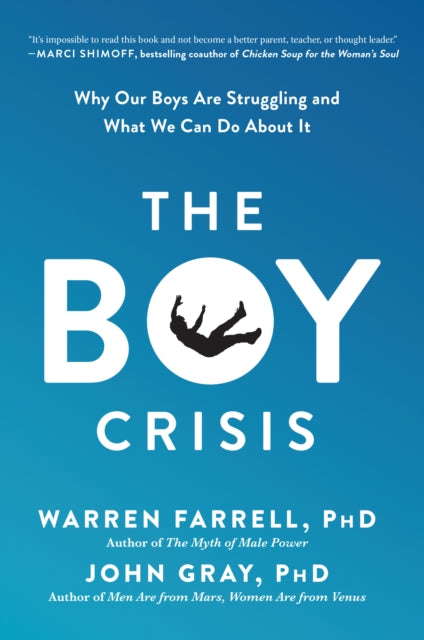 Binding: Paperback
Description: What is the boy crisis? It's a crisis of education. Worldwide boys are 50 percent less likely than girls to meet basic proficiency in reading math and science. It's a crisis of mental health. ADHD is on the rise.