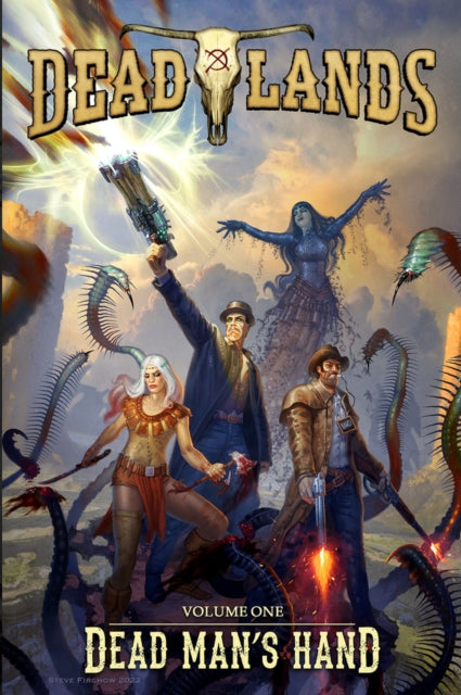Binding: Hardcover
Description: This is a collection of one - shot stories set in the Weird West world of Deadlands created by Shane Lacy Hensley. Each story features some of the industry's top creators and each story shows a different aspect of the Deadlands world.