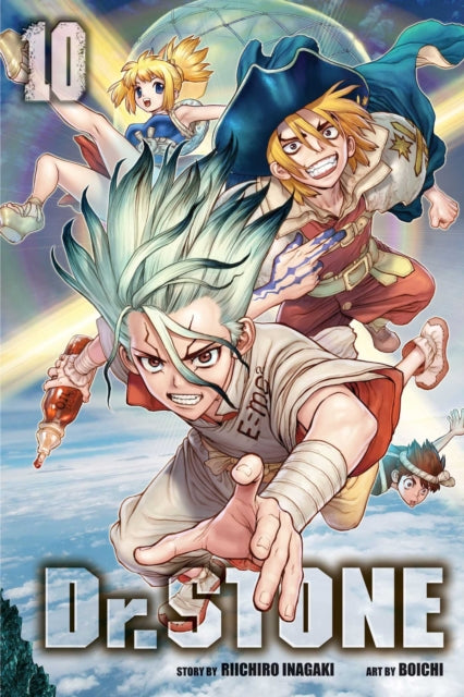 Binding: Paperback
Description: Imagine waking to a world where every last human has been mysteriously turned to stone. One fateful day all of humanity turned to stone. Many millennia later Taiju frees himself from the petrification and finds himself surrounded by statues.