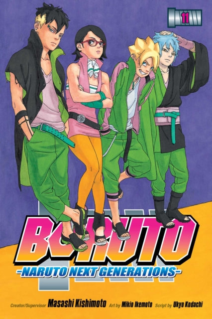 Binding: Paperback
Description: The ninja adventures continue with Naruto's son Boruto! Naruto was a young shinobi with an incorrigible knack for mischief. He achieved his dream to become the greatest ninja in his village and now his face sits atop the Hokage monument.