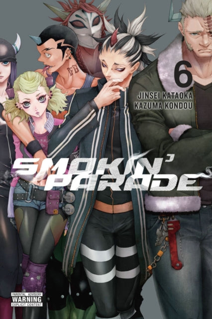 Binding: Paperback
Description: In the northern land where everything is frozen the gigantic spiders are causing chaos everywhere. The fight within the cold is harsh but that might be the last of their worries.
Title: Smokin Parade Vol.