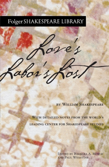 Binding: Paperback
Description: The authoritative edition Love's Labor's Lost from The Folger Shakespeare Library the trusted and widely used Shakespeare series for students and general readers. At first glance Shakespeare's early comedy Love's Labor's Lost simply entertains and amuses.