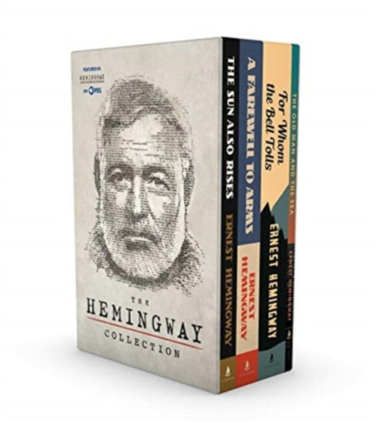 Binding: Paperback
Description: A collection of the most beloved and enduring novels by Ernest Hemingway: The Sun Also Rises A Farewell to Arms For Whom the Bell Tolls and The Old Man and the Sea as featured in the film by Ken Burns and Lynn Novick on PBS.
