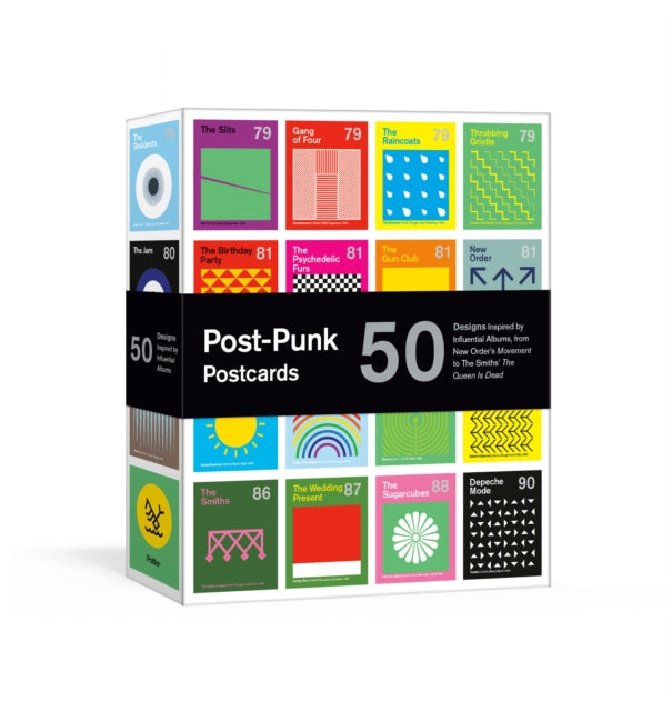 Binding: Toys & Hobbies
Description: Amp up your music collection with this set of fifty uniquely illustrated postcards celebrating the most iconic records of the post - punk music genre including albums from The Cure New Order Cocteau Twins Depeche Mode and The Smiths.