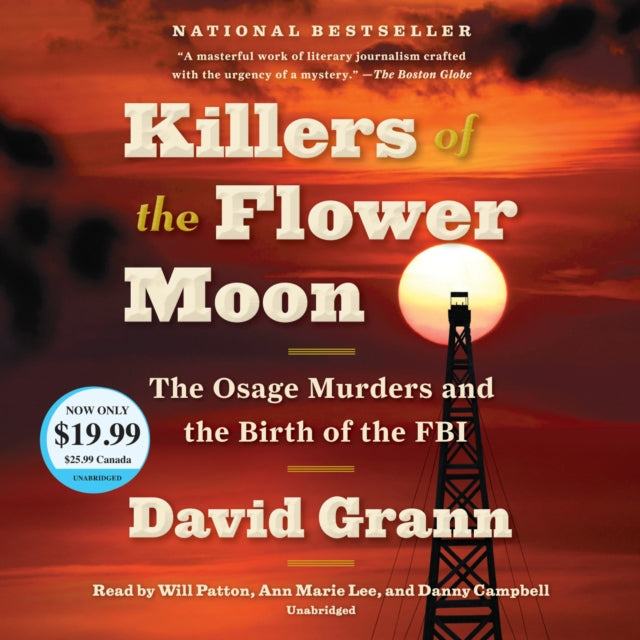 Description: #1 NEW YORK Times Bestseller A twisting haunting true - life murder mystery about one of the most monstrous crimes in American history from the author of The Wager and The Lost City of Z one of the preeminent adventure and true - crime writers working today.