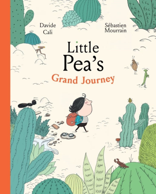 Binding: Hardcover
Description: In author Davide Cali and illustrators bastien Mourrain's picture book Little Pea's Grand Journey the young artist embarks on a quest to find inspiration during a creative dry spell . Little Pea illustrates stamps for a living. He has painted insects tomatoes cars and flowers.